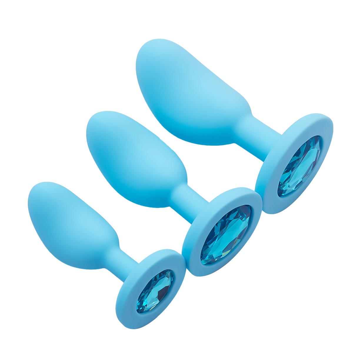 Magic Touch Fun Lil' Beanies Butt Plug Blue - Club X